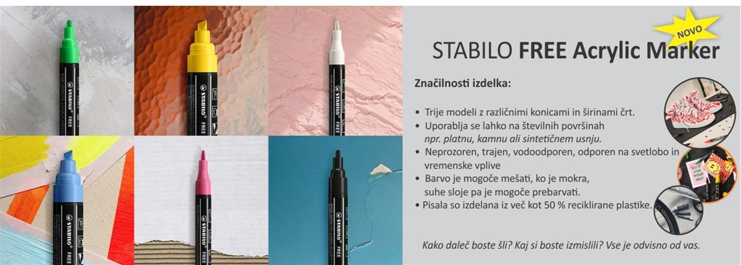 STABILO FREE Acrylic