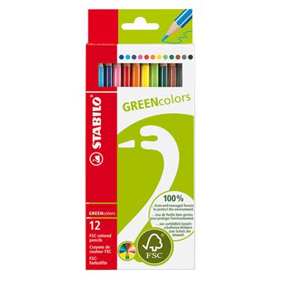 STABILO Barvice GREENcolors 1/12