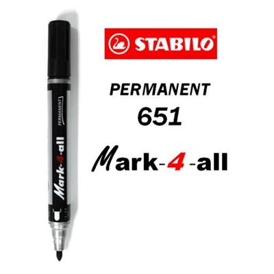 STABILO FLOM. MARK-4-ALL 651- ČRN