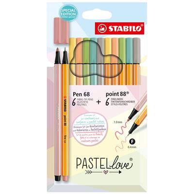 STABILO Pen 68 & Point 88 Pastel